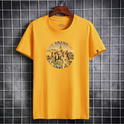 Pánske tričko 2023 Letné pánske módne biele tričko Oblečenie Populárne tričko Bavlnené tričká s krátkym rukávom Pánske topy Nadrozmerné tričko