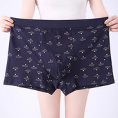 XL-7XL Velike široke muške pamučne donje rublje s uzorkom Bokserice Big Yard Muško donje rublje Plus veličine Udobne kratke gaćice Cueca