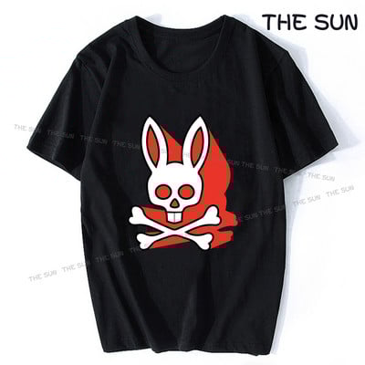 T-särk meestele ja naistele. Uus Psycho Bunny Top on tavaline suvine ümara kaelusega vabaaja lühikeste varrukatega