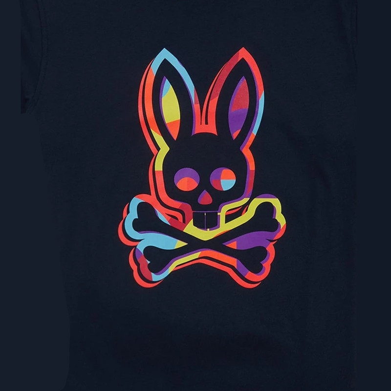 T-särk meestele ja naistele. Uus Psycho Bunny Top on tavaline suvine ümara kaelusega vabaaja lühikeste varrukatega