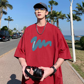 Nyári férfi, női, utcai viselet, rövid ujjú póló, alkalmi laza, személyre szabott póló pamut férfi divatmárka amerikai stílusú póló