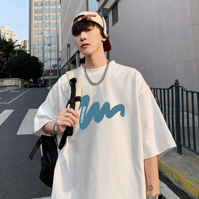 Nyári férfi, női, utcai viselet, rövid ujjú póló, alkalmi laza, személyre szabott póló pamut férfi divatmárka amerikai stílusú póló