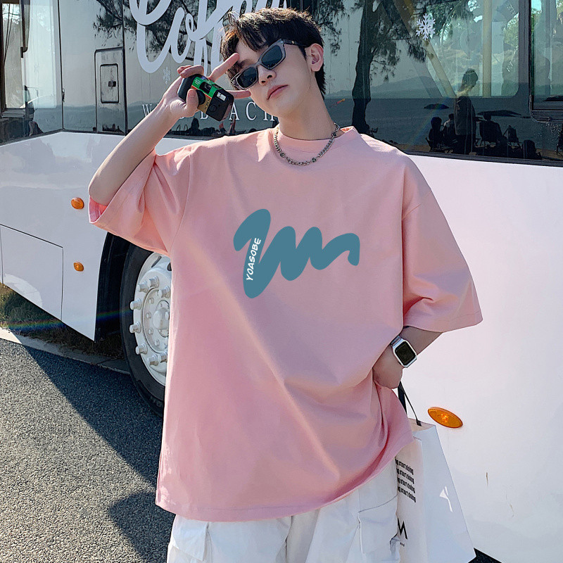 Nyári férfi, női, utcai viselet, rövid ujjú póló, alkalmi laza, személyre szabott póló pamut férfi divatmárka amerikai stílusú póló