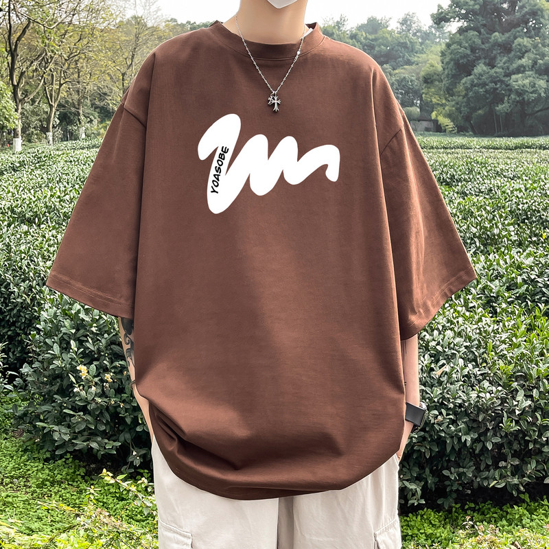 Nyári férfi, női, utcai viselet, rövid ujjú póló, alkalmi laza, személyre szabott póló pamut férfi divatmárka amerikai stílusú póló