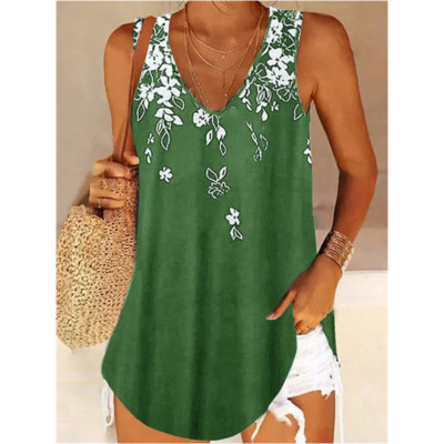 Seksīgs 2023. gada sieviešu krekls bez piedurknēm, vasaras jauns džemperis ar V veida kakla izgriezumu lielizmēra T-krekls, retro stila elegants tops S-5XL