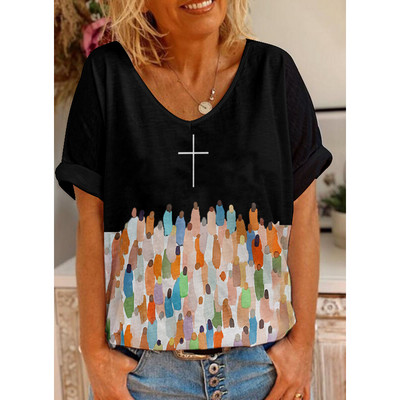 Vasaras modes sieviešu vienas pudeles T-krekls ar īsām piedurknēm 3D seksīgs džemperis ar leoparda rakstu, brīvs T-krekls