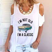 2023. gada vasaras sieviešu burtu minimālisma T-krekls T-krekls ar apaļu kakla izgriezumu Minimālisma stila iepirkšanās izvēle 3D druka