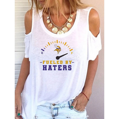 Új nyári fehér kerek nyakú póló 3D nyomtatott divatos egyszerű mintás laza alkalmi felső váll sokoldalú