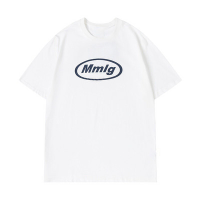 87 mm Mmlg Alphabeti lühikeste varrukatega t-särgid, Korea paarid, puuvillased ülisuured S-4XL tänavarõivaste T-särgid meestele ja naistele.