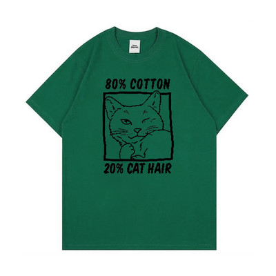 Γυναικείο μπλουζάκι με γάτα Ροζ ανδρική μόδα Νέα βασικά στοιχεία για το καλοκαίρι Αστεία γραφικά πουκάμισα κινουμένων σχεδίων Ιαπωνία Μπλουζάκια Anime Επιστολή εκτύπωσης Χιούμορ Τ