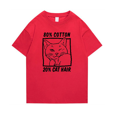 Γυναικείο μπλουζάκι με γάτα Ροζ ανδρική μόδα Νέα βασικά στοιχεία για το καλοκαίρι Αστεία γραφικά πουκάμισα κινουμένων σχεδίων Ιαπωνία Μπλουζάκια Anime Επιστολή εκτύπωσης Χιούμορ Τ