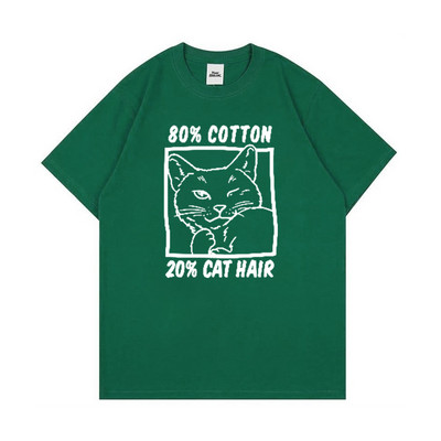 Γυναικείο μπλουζάκι με γάτα Ροζ ανδρική μόδα Νέα βασικά στοιχεία για το καλοκαίρι Αστεία γραφικά πουκάμισα κινουμένων σχεδίων Ιαπωνία Μπλουζάκια Anime Επιστολή εκτύπωσης Χιούμορ Τ