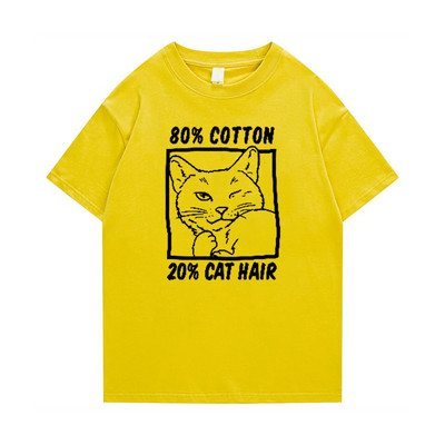 Γυναικείο μπλουζάκι με γάτα Ροζ ανδρική μόδα Νέα βασικά στοιχεία για το καλοκαίρι Αστεία γραφικά πουκάμισα κινουμένων σχεδίων Ιαπωνία Μπλουζάκια Anime Επιστολή εκτύπωσης Χιούμορ Τ