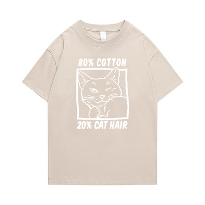 Γυναικείο μπλουζάκι με γάτα Ροζ ανδρική μόδα Νέα βασικά στοιχεία για το καλοκαίρι Αστεία γραφικά πουκάμισα κινουμένων σχεδίων Ιαπωνία Μπλουζάκια Anime Επιστολή εκτύπωσης Χιούμορ Τ