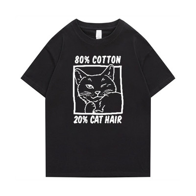 Γυναικείο μπλουζάκι με γάτα Ροζ ανδρική μόδα Νέα βασικά στοιχεία για το καλοκαίρι Αστεία γραφικά πουκάμισα κινουμένων σχεδίων Ιαπωνία Μπλουζάκια Anime Επιστολή εκτύπωσης Χιούμορ Τ