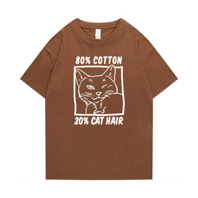 Γυναικείο μπλουζάκι με γάτα Ροζ ανδρική μόδα Νέα βασικά στοιχεία για το καλοκαίρι Αστεία γραφικά πουκάμισα κινουμένων σχεδίων Ιαπωνία Μπλουζάκια Anime Επιστολή εκτύπωσης Χιούμορ Τ