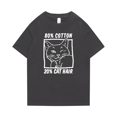 Γυναικείο μπλουζάκι με γάτα Ροζ ανδρική μόδα Νέα βασικά στοιχεία για το καλοκαίρι Αστεία γραφικά πουκάμισα κινουμένων σχεδίων Ιαπωνία Μπλουζάκια Anime Επιστολή εκτύπωσης Χιούμορ Τ