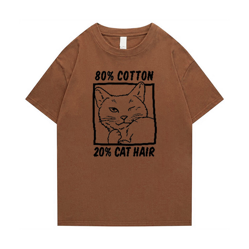 Γυναικείο μπλουζάκι με γάτα Ροζ ανδρική μόδα Νέα βασικά στοιχεία για το καλοκαίρι Αστεία γραφικά πουκάμισα κινουμένων σχεδίων Ιαπωνία Μπλουζάκια Anime Επιστολή εκτύπωσης Χιούμορ Τ
