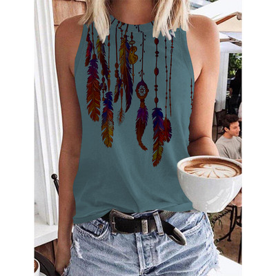 Nyári új vicces fekete női póló ujjatlan retro nyári póló női Harajuku női ujjatlan póló