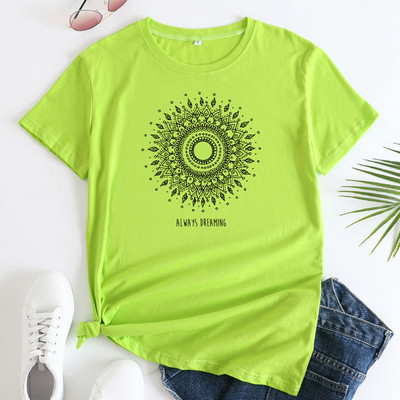 JFUNCY női rövid ujjú póló női túlméretezett póló Női nyári póló Új divatos Grafikus póló női pamut felső