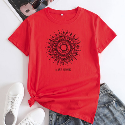 JFUNCY női rövid ujjú póló női túlméretezett póló Női nyári póló Új divatos Grafikus póló női pamut felső