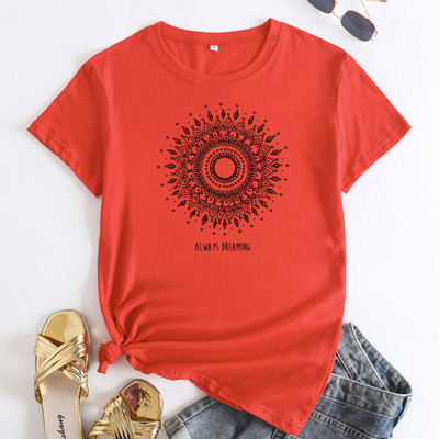 JFUNCY női rövid ujjú póló női túlméretezett póló Női nyári póló Új divatos Grafikus póló női pamut felső