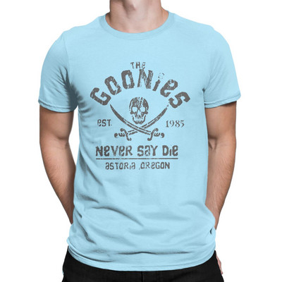 Mehed The Goonies Never Say Die T-särk Puuvillane riietus Naljakas lühikeste varrukatega t-särgid täiskasvanutele