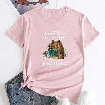 JFUNCY Sieviešu kokvilnas T-krekls 2023. gada vasaras sieviešu T-krekli Lielizmēra T krekli Modes apģērbi Sieviešu topi ar īsām piedurknēm