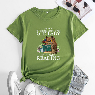 JFUNCY Sieviešu kokvilnas T-krekls 2023. gada vasaras sieviešu T-krekli Lielizmēra T krekli Modes apģērbi Sieviešu topi ar īsām piedurknēm