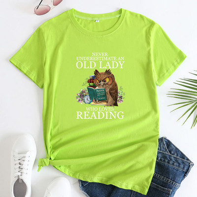 JFUNCY Sieviešu kokvilnas T-krekls 2023. gada vasaras sieviešu T-krekli Lielizmēra T krekli Modes apģērbi Sieviešu topi ar īsām piedurknēm