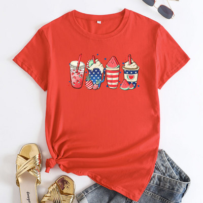 JFUNCY Woman Oversize pamut póló 2023 nyári női pólók divatos rövid ujjú női felsők Női póló Új grafikai pólók