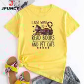 Tricou din bumbac JFUNCY pentru femei, top oversize de vară, tricouri cu mânecă scurtă, tricouri 2023 pentru femei, tricouri grafice noi, tricou pentru femei