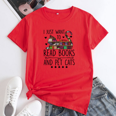 Tricou din bumbac JFUNCY pentru femei, top oversize de vară, tricouri cu mânecă scurtă, tricouri 2023 pentru femei, tricouri grafice noi, tricou pentru femei