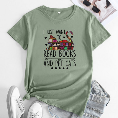 Tricou din bumbac JFUNCY pentru femei, top oversize de vară, tricouri cu mânecă scurtă, tricouri 2023 pentru femei, tricouri grafice noi, tricou pentru femei