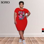 2022 High Street Wear femei imprimate largi ocazional vara Midi Plus Size Rochii doamnelor oversize rochie Dropshipping cu ridicata