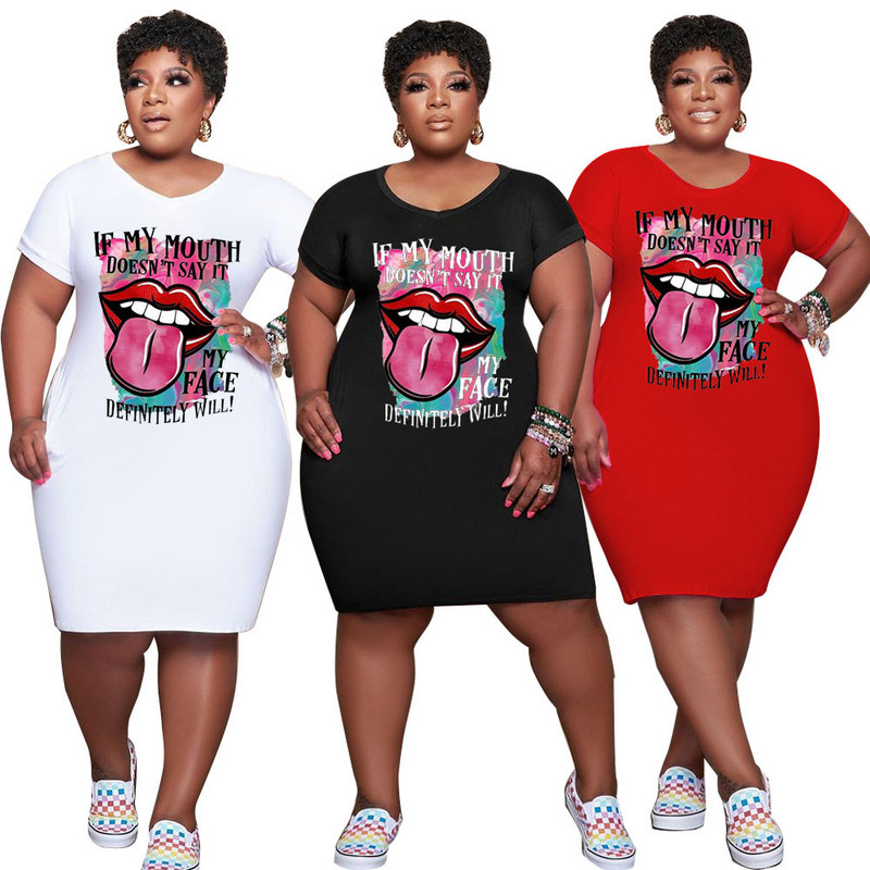 2022 High Street Wear femei imprimate largi ocazional vara Midi Plus Size Rochii doamnelor oversize rochie Dropshipping cu ridicata