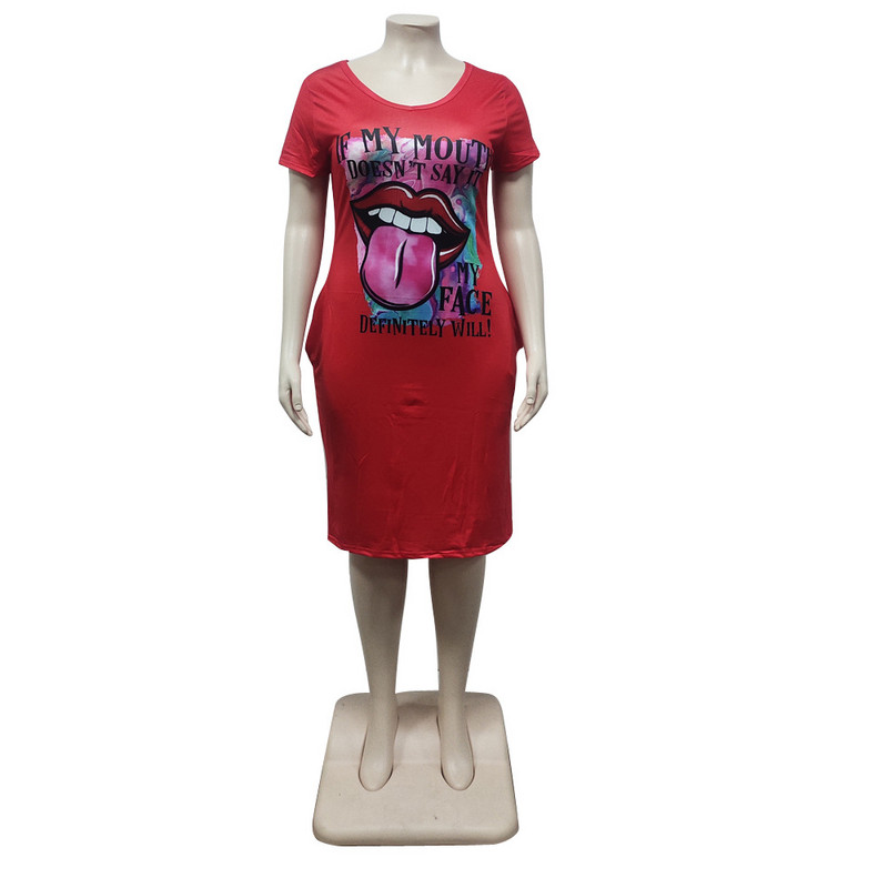 2022 High Street Wear femei imprimate largi ocazional vara Midi Plus Size Rochii doamnelor oversize rochie Dropshipping cu ridicata