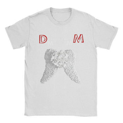 Νέο ανδρικό μπλουζάκι με λευκά φτερά Depeche Cool Mode T-shirt με στρογγυλή λαιμόκοψη από καθαρό βαμβακερό μπλουζάκι με κοντό μανίκι 4XL 5XL 6XL Ρούχα