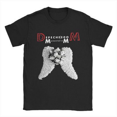 Νέο ανδρικό μπλουζάκι με λευκά φτερά Depeche Cool Mode T-shirt με στρογγυλή λαιμόκοψη από καθαρό βαμβακερό μπλουζάκι με κοντό μανίκι 4XL 5XL 6XL Ρούχα