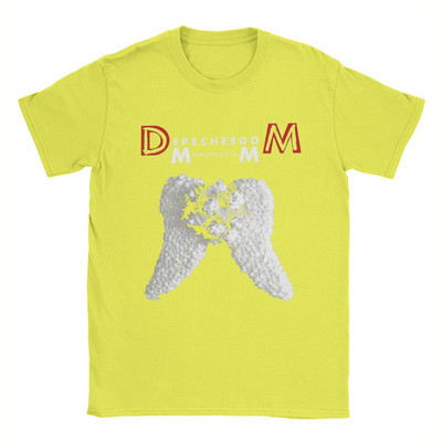 Νέο ανδρικό μπλουζάκι με λευκά φτερά Depeche Cool Mode T-shirt με στρογγυλή λαιμόκοψη από καθαρό βαμβακερό μπλουζάκι με κοντό μανίκι 4XL 5XL 6XL Ρούχα