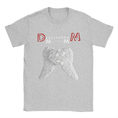 Νέο ανδρικό μπλουζάκι με λευκά φτερά Depeche Cool Mode T-shirt με στρογγυλή λαιμόκοψη από καθαρό βαμβακερό μπλουζάκι με κοντό μανίκι 4XL 5XL 6XL Ρούχα
