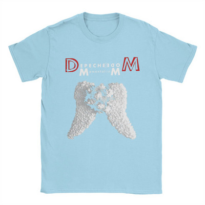 Νέο ανδρικό μπλουζάκι με λευκά φτερά Depeche Cool Mode T-shirt με στρογγυλή λαιμόκοψη από καθαρό βαμβακερό μπλουζάκι με κοντό μανίκι 4XL 5XL 6XL Ρούχα