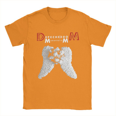 Νέο ανδρικό μπλουζάκι με λευκά φτερά Depeche Cool Mode T-shirt με στρογγυλή λαιμόκοψη από καθαρό βαμβακερό μπλουζάκι με κοντό μανίκι 4XL 5XL 6XL Ρούχα