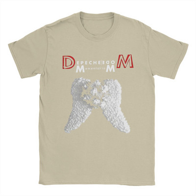 Νέο ανδρικό μπλουζάκι με λευκά φτερά Depeche Cool Mode T-shirt με στρογγυλή λαιμόκοψη από καθαρό βαμβακερό μπλουζάκι με κοντό μανίκι 4XL 5XL 6XL Ρούχα