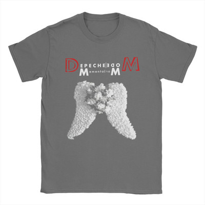 Νέο ανδρικό μπλουζάκι με λευκά φτερά Depeche Cool Mode T-shirt με στρογγυλή λαιμόκοψη από καθαρό βαμβακερό μπλουζάκι με κοντό μανίκι 4XL 5XL 6XL Ρούχα