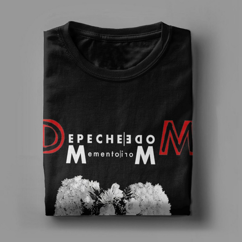 Νέο ανδρικό μπλουζάκι με λευκά φτερά Depeche Cool Mode T-shirt με στρογγυλή λαιμόκοψη από καθαρό βαμβακερό μπλουζάκι με κοντό μανίκι 4XL 5XL 6XL Ρούχα