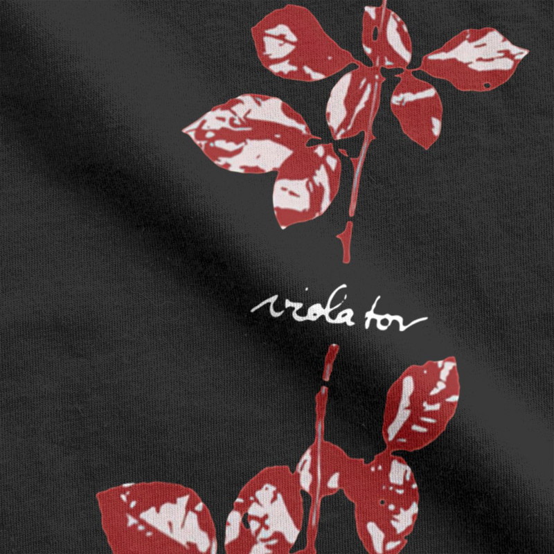 Vintage Policy Of Truth Dm Music Band Depeche Cool Mode T-shirts για άντρες Βαμβακερό μπλουζάκι κοντομάνικο μπλουζάκια με στάμπα