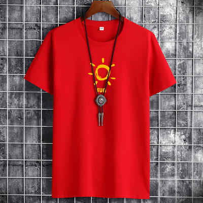 Vasariniai vyriški medvilniniai marškinėliai Vyriški laisvalaikio marškinėliai 2022 m. madingi nauji marškinėliai S-6XL dideli trumpomis rankovėmis vyriški marškinėliai, laisvi viršūnės