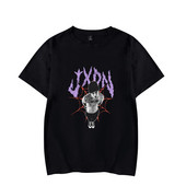 Új Jxdn Merch póló Jaden Hossler Crewneck rövid ujjú póló női férfi póló 90-es évek közösségi média sztárja, uniszex fiatalos felsők