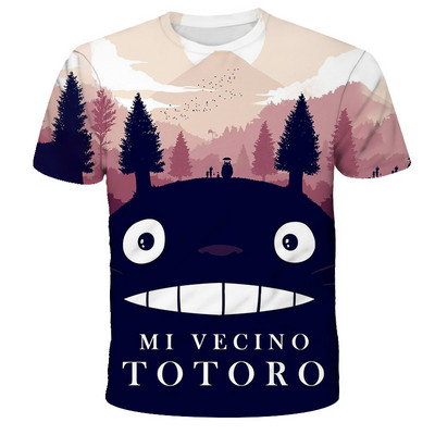 Καλοκαιρινό κλασικό totoro μπλουζάκι Anime με Print Men Fashion Casual Kawaii Cartoon γραφικά μπλουζάκια Ενδιαφέρον μπλουζάκι harajuku